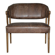 Vintage Oak Ash Wood Frame Nailed Burgundy Red PU Leather Dining Hotel Bench for Banquet Bar